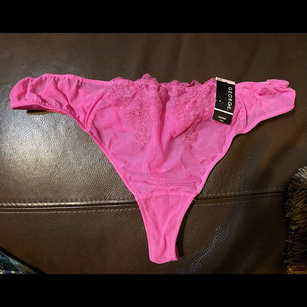 New pink George thong